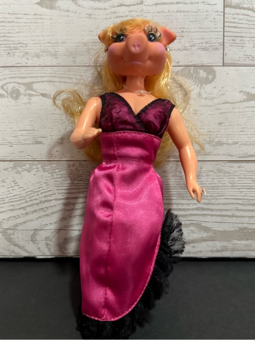 1979 Mattel Gorgeous Creatures Princess Pig Doll Jewelry Vintage 7 Inch